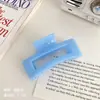 Presilha de Cabelo de Acrílico Tubarão de Verão Inspirada em Celebridades, Presilha de Garra Grande para Mulheres, Acessório de Cabelo para Coque Despojado, Presilha Essencial para Cabelos Grossos