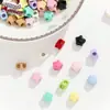 Contas Espaçadoras Coloridas de Liga Metálica com Desenhos e Furo Passante para DIY Pulseira de Celular Pingente Joias Acessórios de Vestuário Materiais Atacado