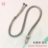Nudo de loto cuerda crisantemo doble color diy jade ágata hebilla de seguridad anillo joyería colgante cuerda estilo nacional cuerda para el cuello
