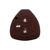 Adecuado para Toyota Crown Placa Recta 4 Llaves Funda de Silicona para Llave Celica Funda Protectora para Vincent Prius Funda para Llave de Coche