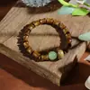 Nuevos brazaletes de estilo étnico, brazaletes de cristal hechos a mano de nicho para estudiantes, niñas, parejas y mejores amigos, al por mayor