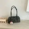 Bolsa de Ombro Transversal Fofa com Bolinhas Moda Verão 2026 Tendência Grande Capacidade Pingente Novo Estilo Coreano