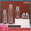 Em estoque Tang Porcelain Cosmetics Tampa de prata galvanizada Imprensa Loção Essência Frasco de creme de vidro Viagem Conveniente Sub-pacote