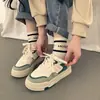 Zapatos Blancos Versátiles de Suela Gruesa para Mujer Otoño 2025 Zapatos para Aumentar la Altura de Estudiantes Zapatillas Deportivas Casuales de Alta Gama