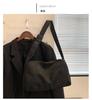 Bolso de mano de pana estilo coreano, nuevo, combinable con todo, estilo occidental, sencillo, de gran capacidad, para celebridades de Internet, al por mayor, bolso bandolera para mujer