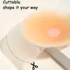 Patch de silicone para levantar os seios para mulheres, ultrafino, sem costura, patch de seios invisível para o verão, anti-amassado, antitranspirante, respirável, patch de seios push-up para vestido de noiva