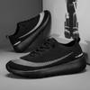 Tênis Esportivo Fly-Woven para Comércio Exterior Transfronteiriço para Todas as Estações, Mesmo Estilo para Homens e Mulheres, Casual Respirável Bicolor, Sem Cadarço e Antiderrapante
