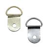 Accesorios de hardware para marcos de fotos con punto de cruz colgantes de semicírculo dorado, gancho, anillo colgante de semicírculo plateado, herramientas de hardware para muebles