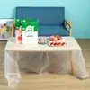 Toalha de mesa descartável plástico espessado hotel casamento banquete mesa à prova d'água à prova de óleo mesa quadrada mesa redonda toalha de mesa quadrada cor sólida