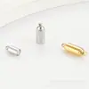 Hebilla Magnética de Acero de Titanio Pulsera de Perlas de Manga Larga Cilíndrica Accesorios de Joyería Hebilla de Conexión Ovalada con Forma de Oliva