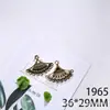 Accesorios diy 36*29mm aretes de aleación colgantes conector de collar poroso Estilo Nacional aleación al por mayor