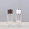 F094E-Vendas Diretas da Fábrica 30Ml50Ml Frasco de Perfume Quadrado Rosca Frasco de Perfume Vidro Spray Frasco Amostra