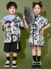 Ropa de Coro Infantil de Estilo Chino para Juegos Infantiles Ropa de Clase para Estudiantes de Primaria Ropa de Actuación para Jardín de Niños para Niños Hanfu