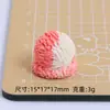 Juguete de Comida Bola de Helado Simulada Dibujos Animados Hecho a Mano DIY Pegamento de Crema Resina Accesorios Pequeños Materiales de Decoración para Hebilla de Zapato Clog