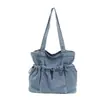 Bolso Casual de Mezclilla para Mujer 2026 Nuevo Estilo Moda Tendencia Bolso de Hombro Único Gran Capacidad Para Escuela Viajes Bolso Tote