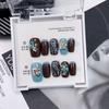 Arte de Unhas Premium Feita à Mão com Pedras de Diamante K9 de Alta Qualidade