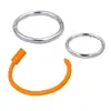 Anillo Nasal Automático Grande de Acero Inoxidable para Ganado, Banda Nasal para Ganado, Perno Nasal para Ganado, Hebilla Nasal para Ganado, Pinzas para Perforar, No Requiere Perforación