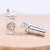 21X10Mm 5.11g Plata Antigua Joyería al por Mayor Hecho a Mano DIY Colgante Estéreo de Taza de Café