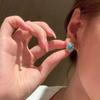 Plata de Ley S925 Lujo Ligero Sentido de Alta Gama Oval Turquesa Azul Cepillado Collar Pendientes Caros Retro para Mujer Traje de Joyería