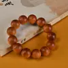 Pulseira Redonda de Contas de Cipreste Taihang Envelhecido Alto Teor de Óleo 15,18,20 Círculo Único Pulseira Transparente para Homens e Mulheres