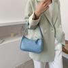 Nueva Bolsa Francesa Linda Baguette Tendencia Moderna Bolsa de Hombro Axila Ins Popular Cartera Bolsa para Teléfono Móvil