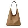 Bolso de Gamuza de Diseño Exclusivo para Mujer Otoño 2025 Nuevo Gran Capacidad Casual Versátil Bolso de Mano para Viajes Diarios Bolso de Hombro