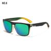 Kdeam Gafas de Sol Polarizadas Populares Europeas y Americanas Cuadradas Deportivas Casuales Unisex para Exteriores Kd156