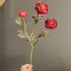 Flores Artificiales Estilo Vintage: Loto y Peonía, Decoración para el Hogar Nórdico, Habitación Modelo, Hotel, Ramos de Boda, Accesorios para Fotografía, Venta al por Mayor
