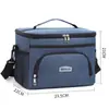 Bolsa de Hielo de Venta Caliente Transfronteriza Tela Oxford Engrosada Conservación de Frescura Bolsa de Picnic Bolsa para Lonchera Bolsa de Hielo Portátil Bolsa Térmica para Almuerzo