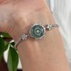 Reseña del brazalete Guofeng con hebilla de seguridad de jade natural de alto impacto retro
