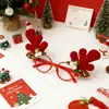 Ming Guan Nuevas Decoraciones Navideñas Astas Creativas Cascabeles Monturas de Gafas Decoraciones de Ambiente Festivo Accesorios para Fotos