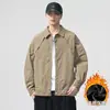 Chaqueta casual estilo americano para hombre, nuevo abrigo de algodón engrosado para otoño e invierno, prenda exterior holgada casual, chaqueta acolchada de algodón versátil de moda