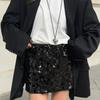 2024 nuevo mayoreo de ropa de mujer transfronteriza europea y americana cintura alta sexy cuentas lentejuelas falda ajustada falda ajustada