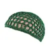 Red para el Cabello Transfronteriza, Gorra de Red Africana, Red para el Cabello de Colores para Mujer, Gorra de Red Tejida Hueca Hecha a Mano, Gorra de Red Elástica Alta Invisible para Poner