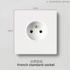 Fabricante Enchufe Personalizado Enchufe Británico de Una Abertura 13A Enchufe Multifunción de Cinco Orificios Panel de Enchufe USB Interruptor 25A40A