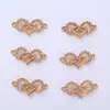 Nuevos accesorios de joyería con colgantes de moda, aretes de strass en forma de corazón, pulseras, collares, accesorios DIY, accesorios de metal al por mayor