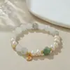 Pulseras de Cristal de Colores, Pulseras de Perlas de Agua Dulce Naturales, Joyería, Puestos de Mercado Nocturno de Venta Caliente en Lugares Turísticos, Venta al por Mayor