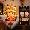 Linterna de Peluche del Festival de Mediados de Otoño Linterna Brillante Portátil para Niños Kit de Materiales DIY para Puesto del Festival de Linternas Pequeños Artículos