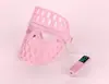 Máscara de Belleza Facial de Silicona LED Siete Colores Personalizada de Fábrica Dispositivo de Rejuvenecimiento Fotónico Máscara de Luz Roja
