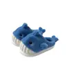 Pantuflas de Algodón ECAC de Ballena de Dibujos Animados para Niños Niños 2026 Nuevas de Otoño Invierno Cálidas para el Hogar Lindas Pantuflas de Algodón para Bebé