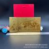 2027 Año de la Oveja Lámina de Oro Billete Conmemorativo Tres Ovejas Abriendo la Fortuna Billete de Cien Yuan Dinero de la Suerte Billete Madre de Oro Sobre Rojo Regalo Venta al por Mayor