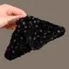 Clip de Garra Triángulo Etiqueta Dorada Retro Otoño Invierno para Niñas Versátil Temperamento Concha Tiburón Clip para Parte Trasera de la Cabeza Moño Pasador Accesorios para el Cabello