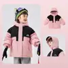 Proteção Tripla DupontJaqueta com Capuz de Penas Infantil Dudu Roupas de Inverno para Meninos Casaco de Inverno para Meninas Vestuário Infantil