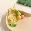 Diadema para Niñas Accesorios para el Cabello Cuerda para el Cabello de Dibujos Animados Niña Linda Banda de Goma Alta Elástica para Atar el Cabello Banda de Goma Duradera para Cola de Caballo