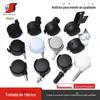 Roda Universal para Prateleira 1.0 polegada 1.5 polegada Rodízio Roda de Plástico PP Roda de Nylon Polia Silenciosa Rosca Branca Rodízio Plano