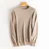 Nova Malha Pura de Caxemira Outono e Inverno Masculina Gola Redonda Solta Casual Quente Malha Tricotada Malha Tricotada Casual de Negócios