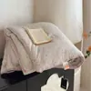 Algodón de Punto Nube Clase A Otoño e Invierno Individual y Doble Personas Lavable a Máquina Suave para Dormir sin Ropa de Cama Grueso Cálido Manta Cubrecama Primavera, Otoño e Invierno