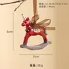 Decoración Colgante de Árbol de Navidad de Resina Tridimensional Transfronteriza, Campana, Bolsa de Regalo, Guirnalda, Colgante Retro, Decoraciones Festivas