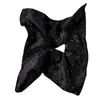 Pañuelo Cuadrado Satinado Retro Estilo Coreano para Atar el Cabello con un Toque de Lujo, Adornado con Pedrería, Forma Cuadrada, Estilo Relajado, Elegante Accesorio para el Cabello