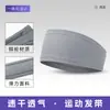 Diadema Deportiva Shitu Absorbente de Sudor, Banda de Ciclismo de Alta Elasticidad de Secado Rápido y Transpirable, Protección Ampliada para la Frente para Circunferencias de Cabeza Grandes, Diadema Anti-Sudor